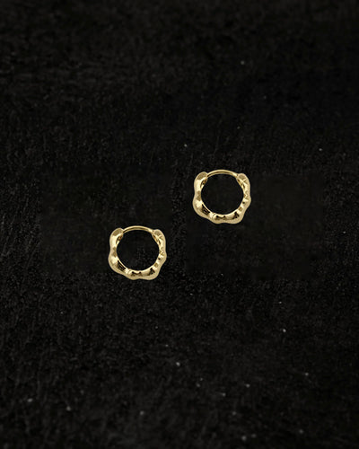 Kara Yoo Lara Hoops Small, Gold Plated Brass