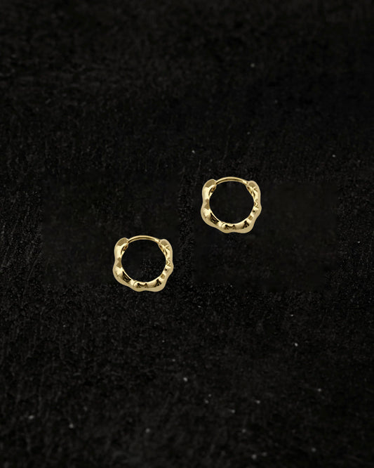 Kara Yoo Lara Hoops Small, Gold Plated Brass