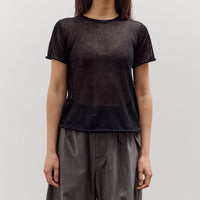 Lauren Manoogian Veil Baby Tee, Black