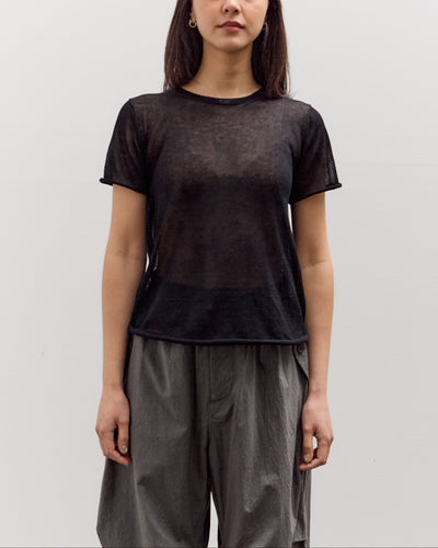 Lauren Manoogian Veil Baby Tee, Black
