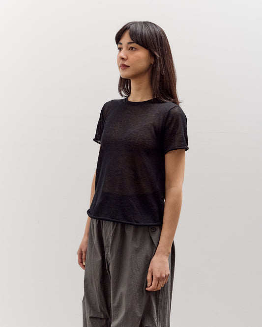 Lauren Manoogian Veil Baby Tee, Black