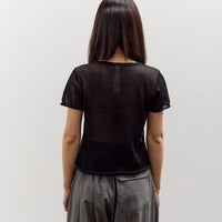 Lauren Manoogian Veil Baby Tee, Black