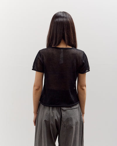 Lauren Manoogian Veil Baby Tee, Black