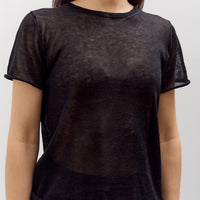 Lauren Manoogian Veil Baby Tee, Black