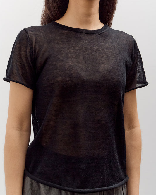 Lauren Manoogian Veil Baby Tee, Black