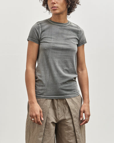 Lauren Manoogian Bias Baby Tee, Washed Ink