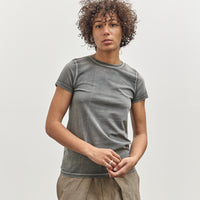 Lauren Manoogian Bias Baby Tee, Washed Ink