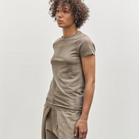 Lauren Manoogian Bias Baby Tee, Washed Wood