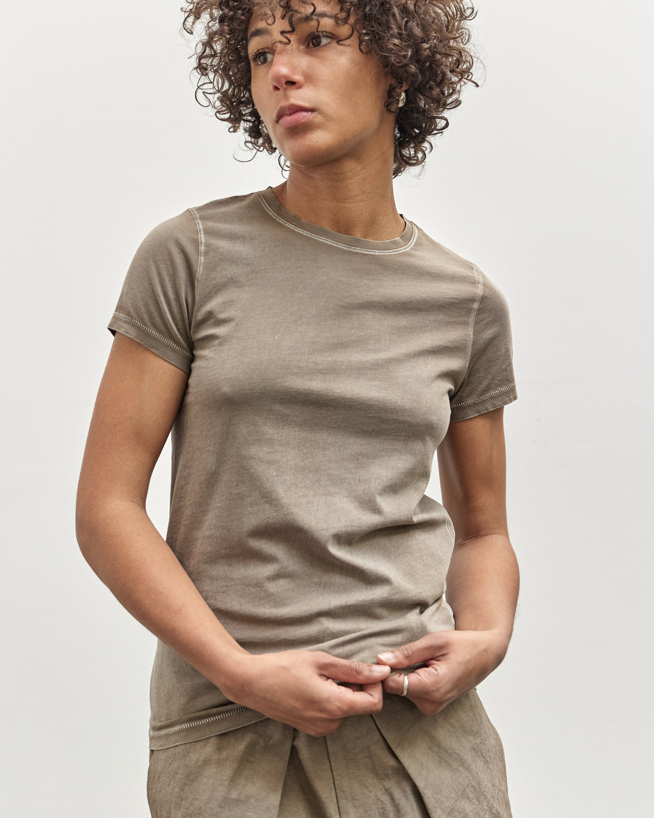 Lauren Manoogian Pointelle Baby Tee - Clay main image 0