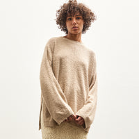 Lauren Manoogian Boucle Crewneck, Sisal