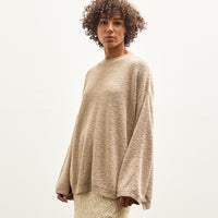 Lauren Manoogian Boucle Crewneck, Sisal