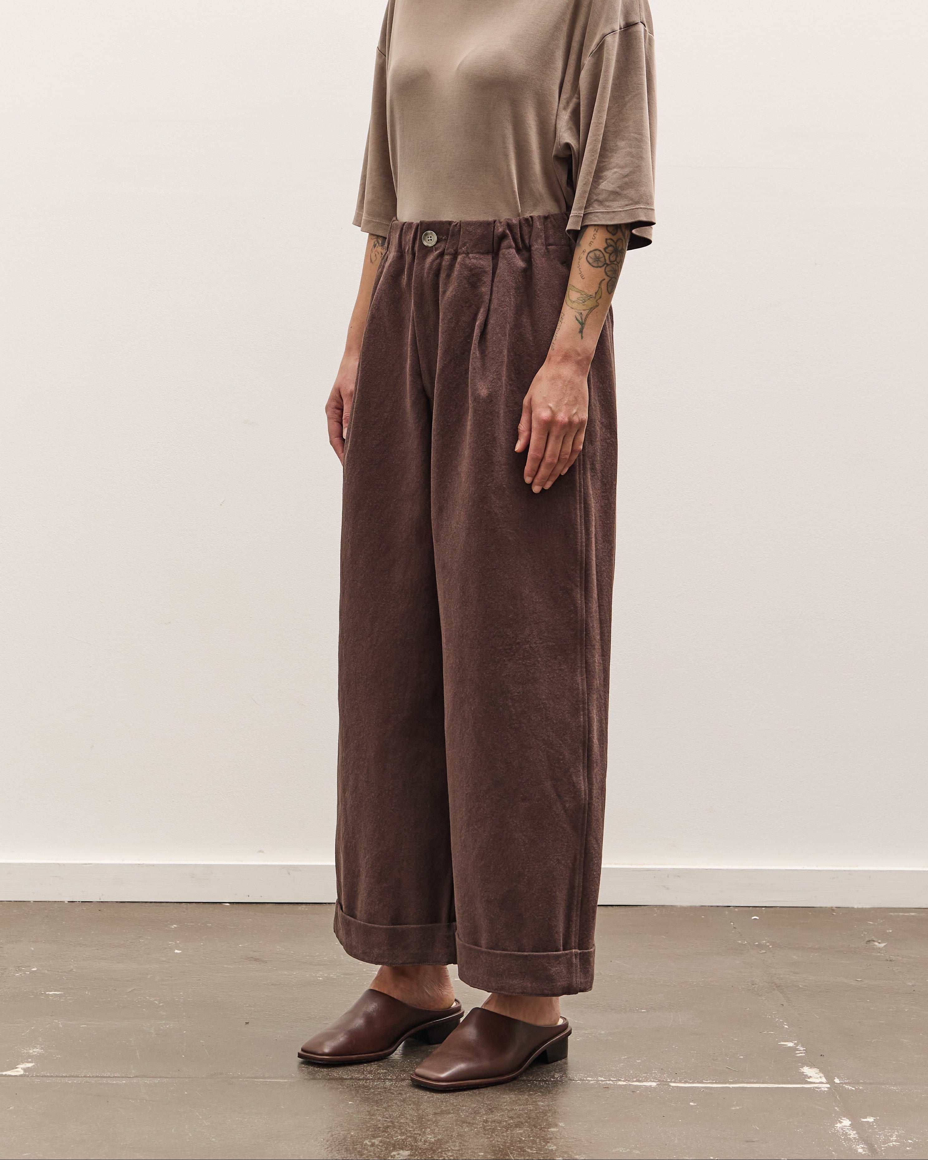Lauren Manoogian Canvas Trouser, Washed Soil – Glasswing
