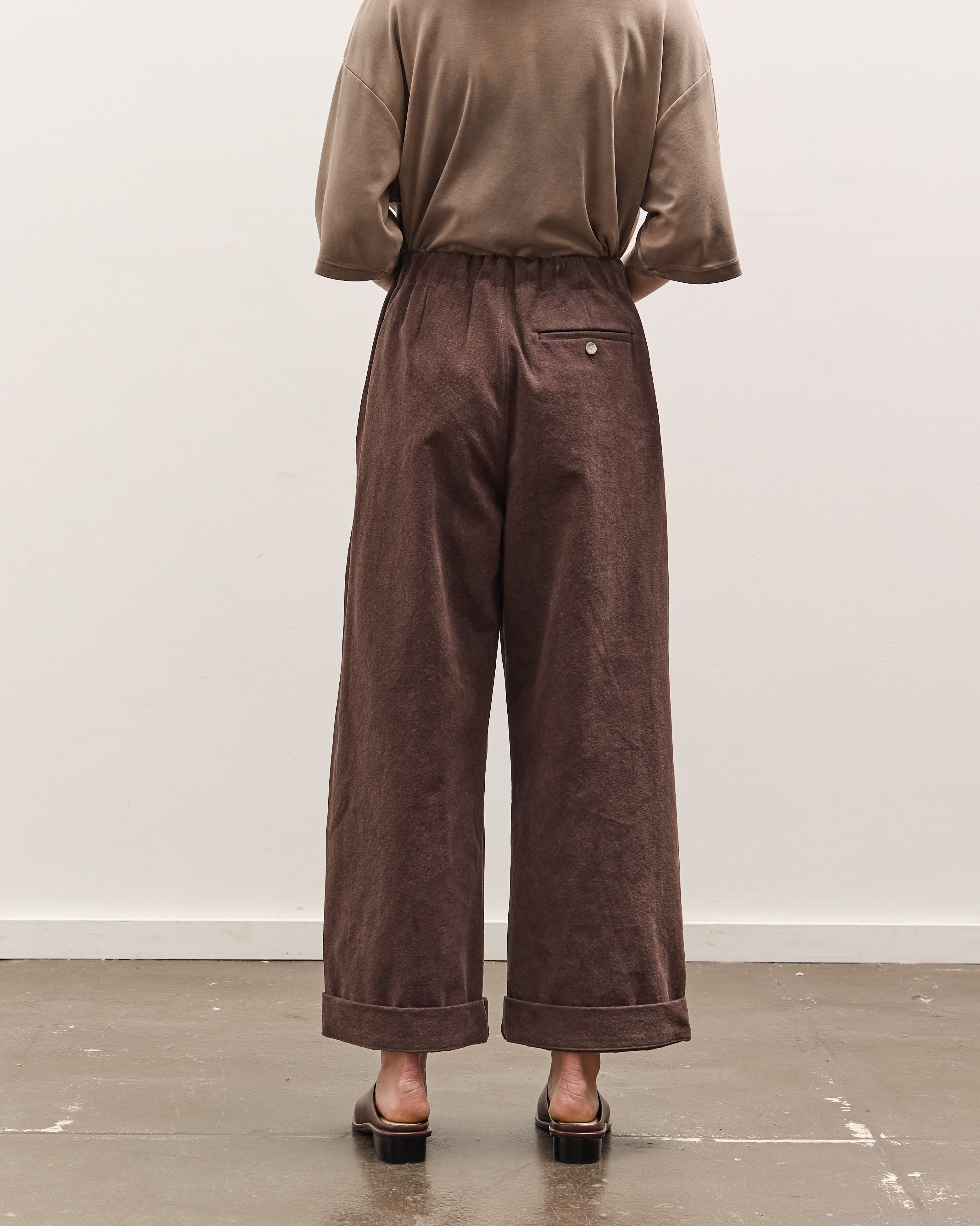 LAUREN MANOOGIAN / リネンパンツ Lauren Manoogian Canvas Trouser, Washed Soil – Glasswing