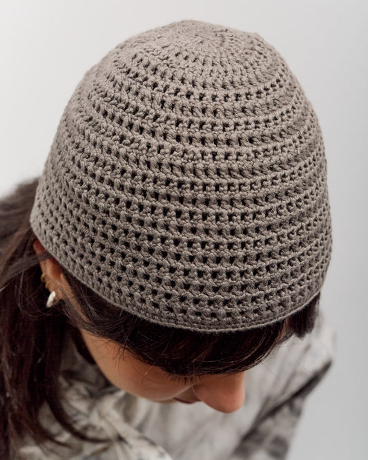 Lauren Manoogian Crochet Net Toque, Rock