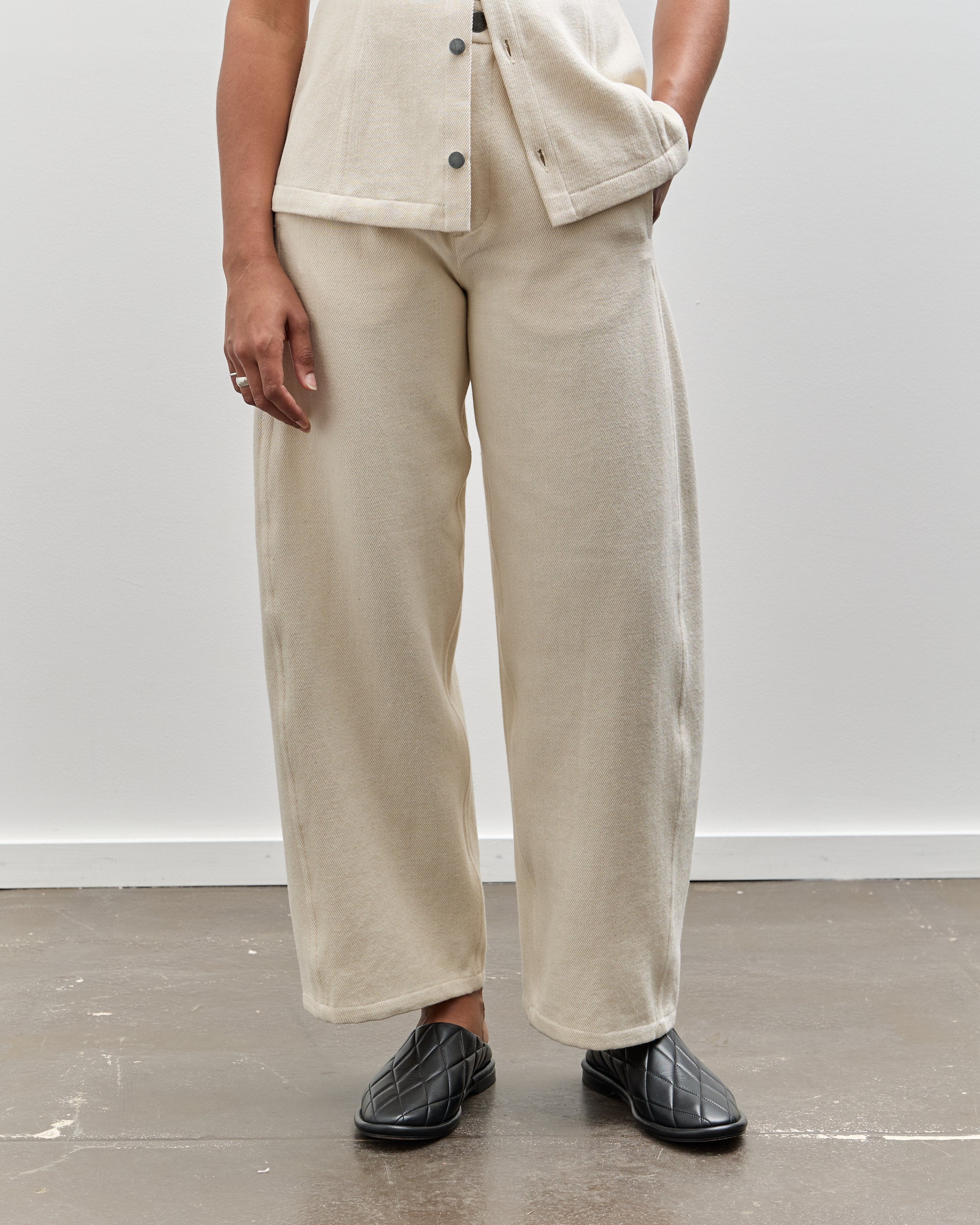 Lauren Manoogian Denim Pants Natural