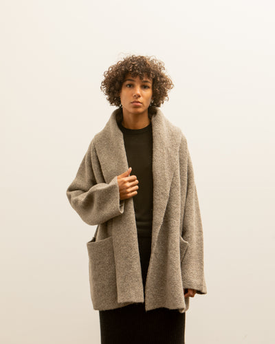 Lauren Manoogian Double Face Coat, Granite