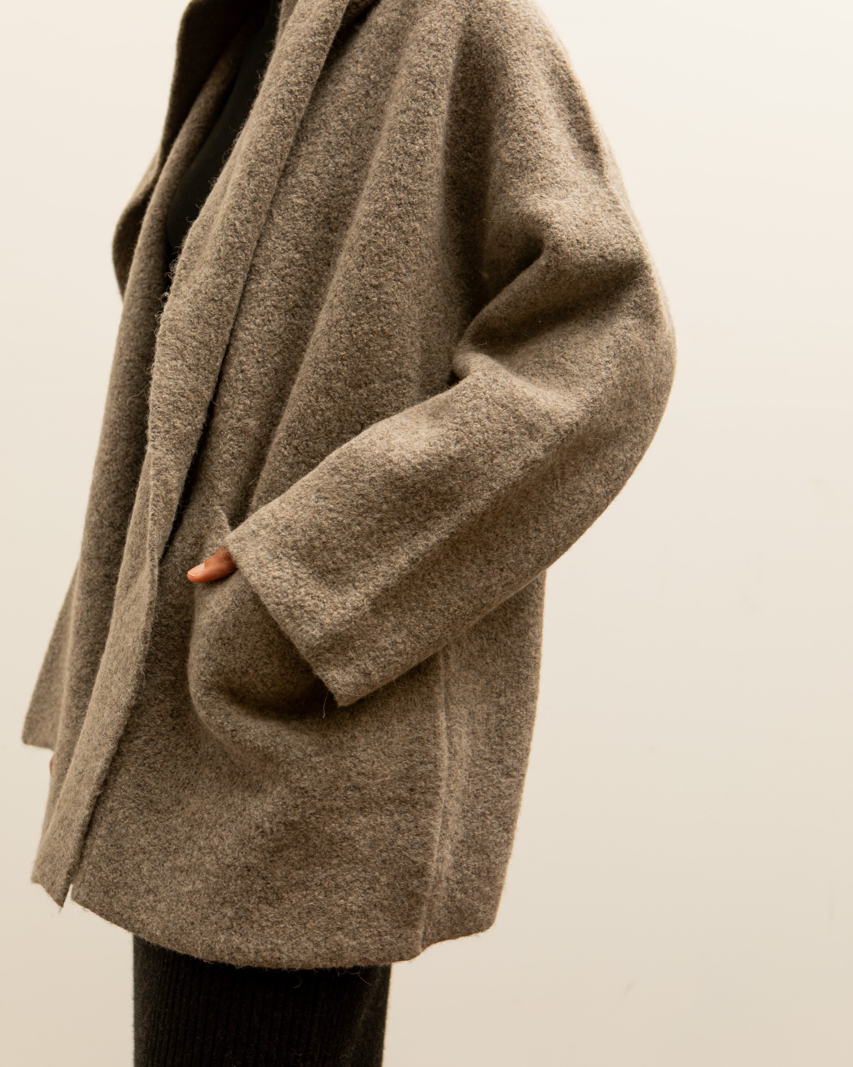 LAUREN MANOOGIAN｜DOUBLE FACE COAT Lauren Manoogian Double Face Coat, Ink – Glasswing