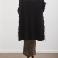 Lauren Manoogian Felt Fringe Scarf, Black