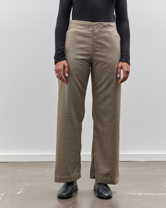 Lauren Manoogian Fine Lana Pants, Taupe Melange