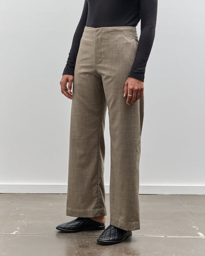 Lauren Manoogian Fine Lana Pants, Taupe Melange