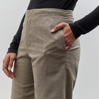 Lauren Manoogian Fine Lana Pants, Taupe Melange