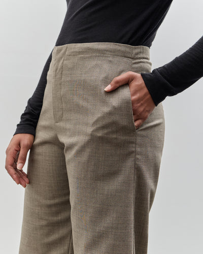 Lauren Manoogian Fine Lana Pants, Taupe Melange