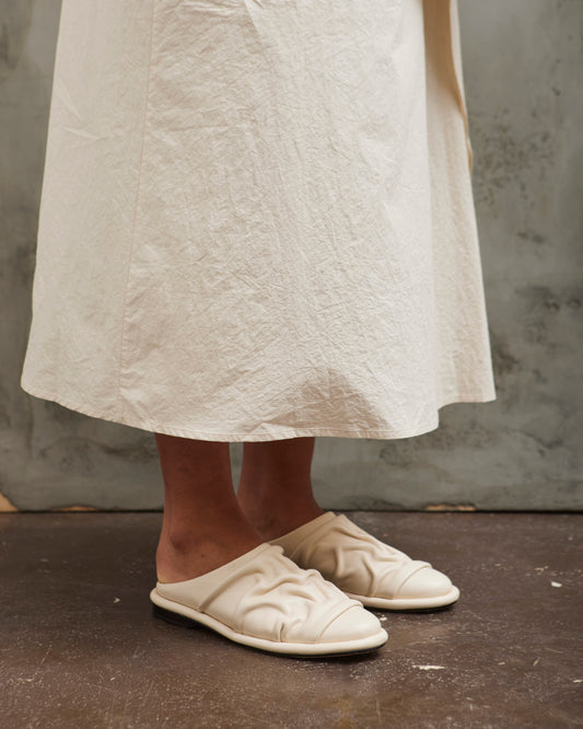 Lauren Manoogian Form Mules, Ivory