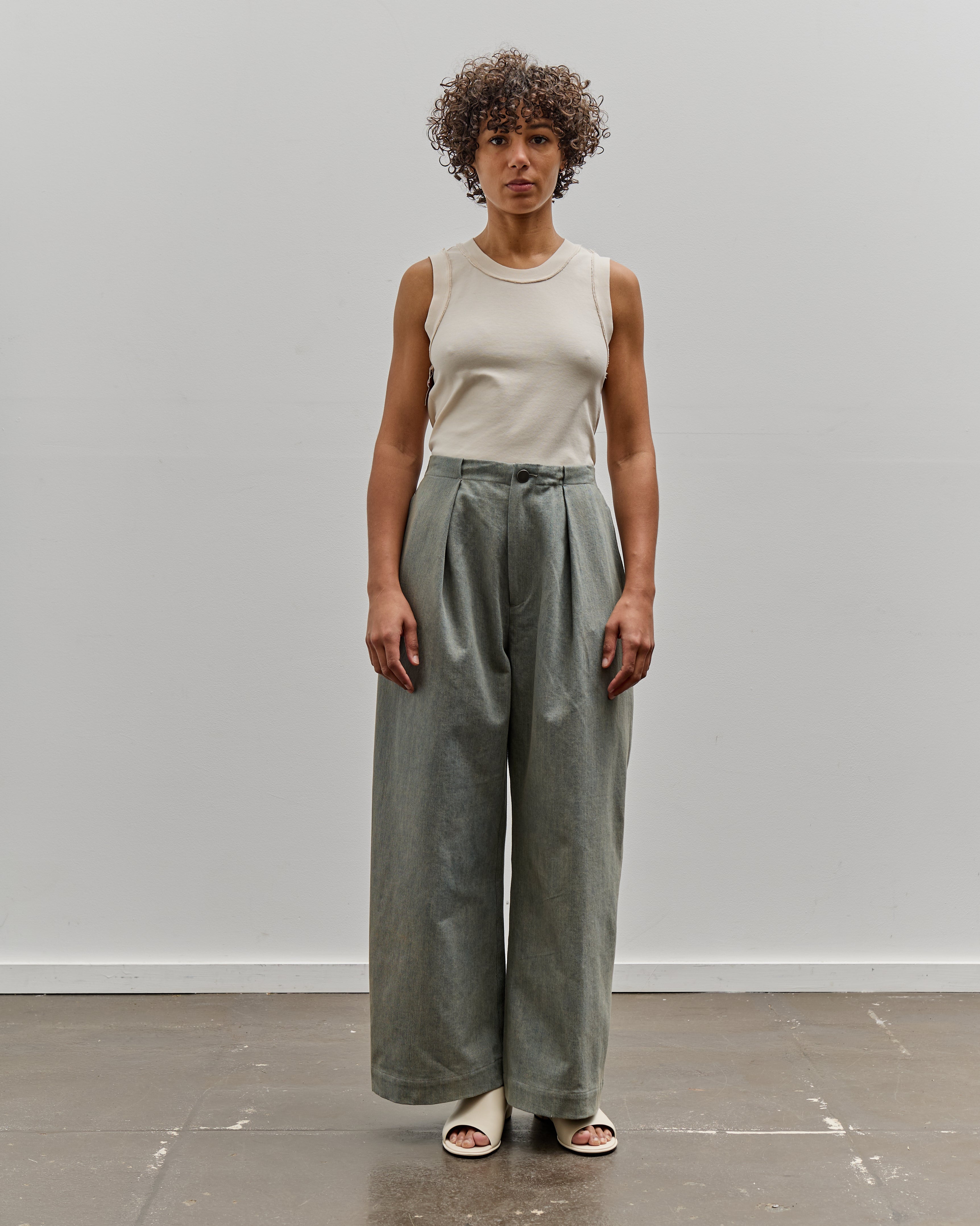 LAUREN MANOOGIAN / リネンパンツ Lauren Manoogian Split Pants, Natural – Glasswing