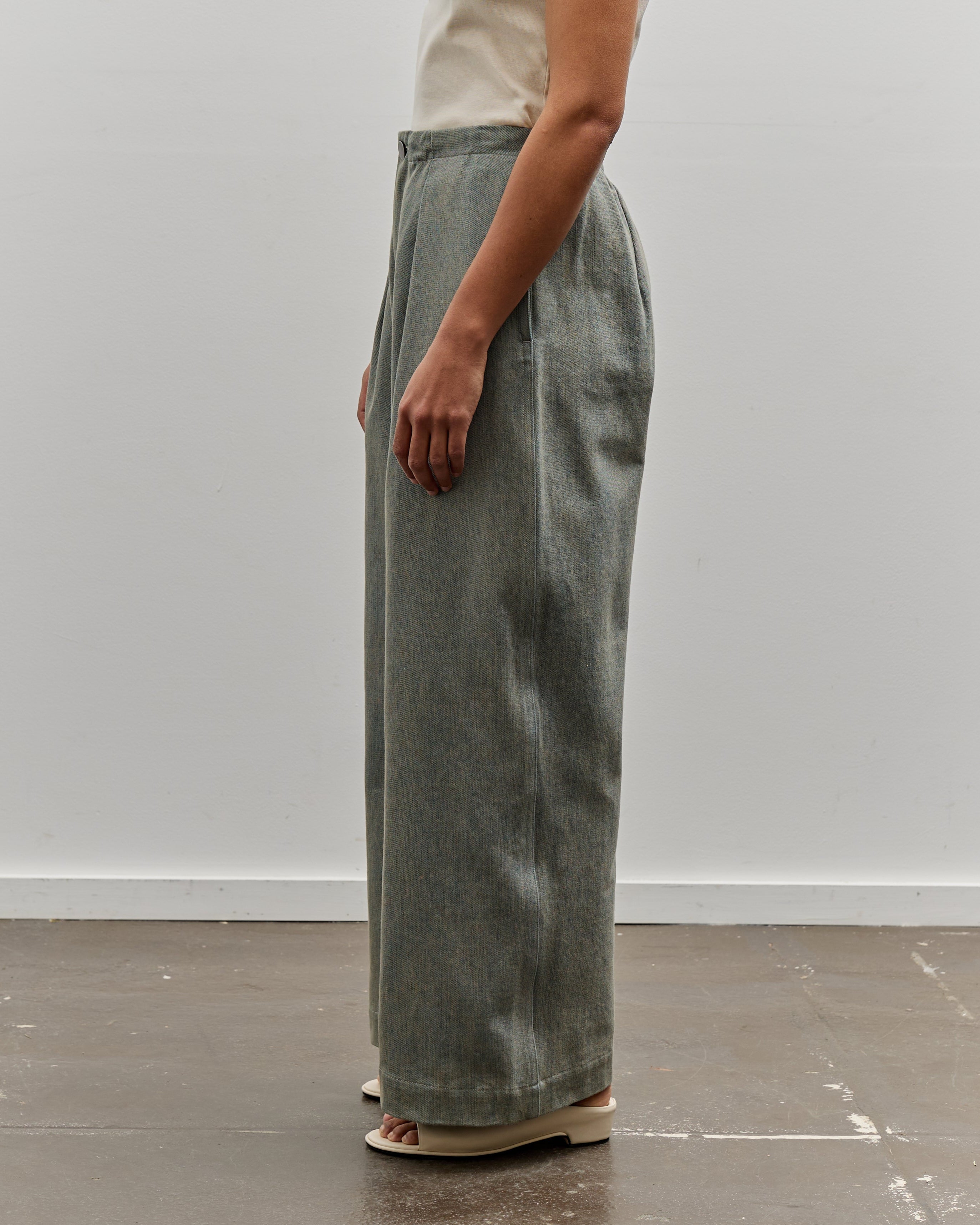 Lauren Manoogian Frame Trouser, Dirty Blue – Glasswing