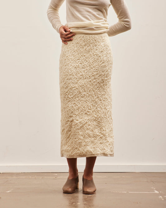 Lauren Manoogian Gauze Skirt, Raw White