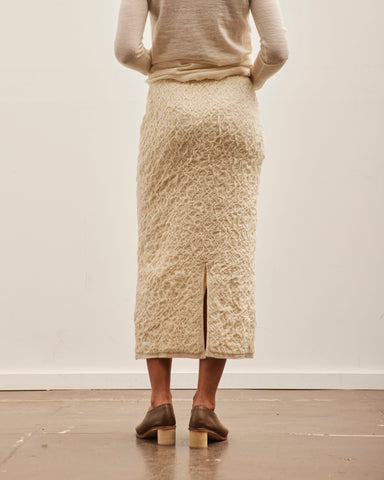 Lauren Manoogian Gauze Skirt, Raw White