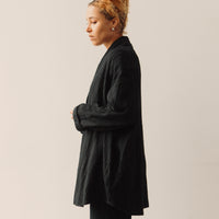 Lauren Manoogian Gauzy Shawl Jacket, Black