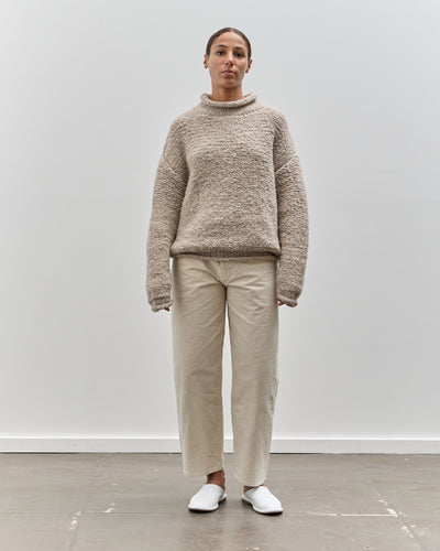 Lauren Manoogian Handknit Purl Rollneck, Dust