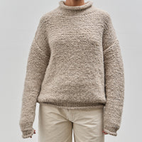 Lauren Manoogian Handknit Purl Rollneck, Dust