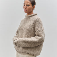 Lauren Manoogian Handknit Purl Rollneck, Dust