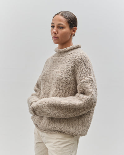 Lauren Manoogian Handknit Purl Rollneck, Dust