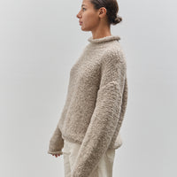 Lauren Manoogian Handknit Purl Rollneck, Dust