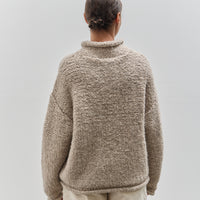 Lauren Manoogian Handknit Purl Rollneck, Dust