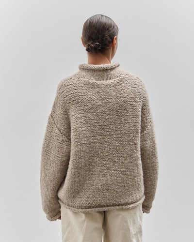 Lauren Manoogian Handknit Purl Rollneck, Dust