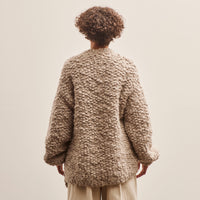 Lauren Manoogian Handknit Matta Cardigan, Granite