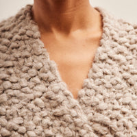 Lauren Manoogian Handknit Matta Cardigan, Granite