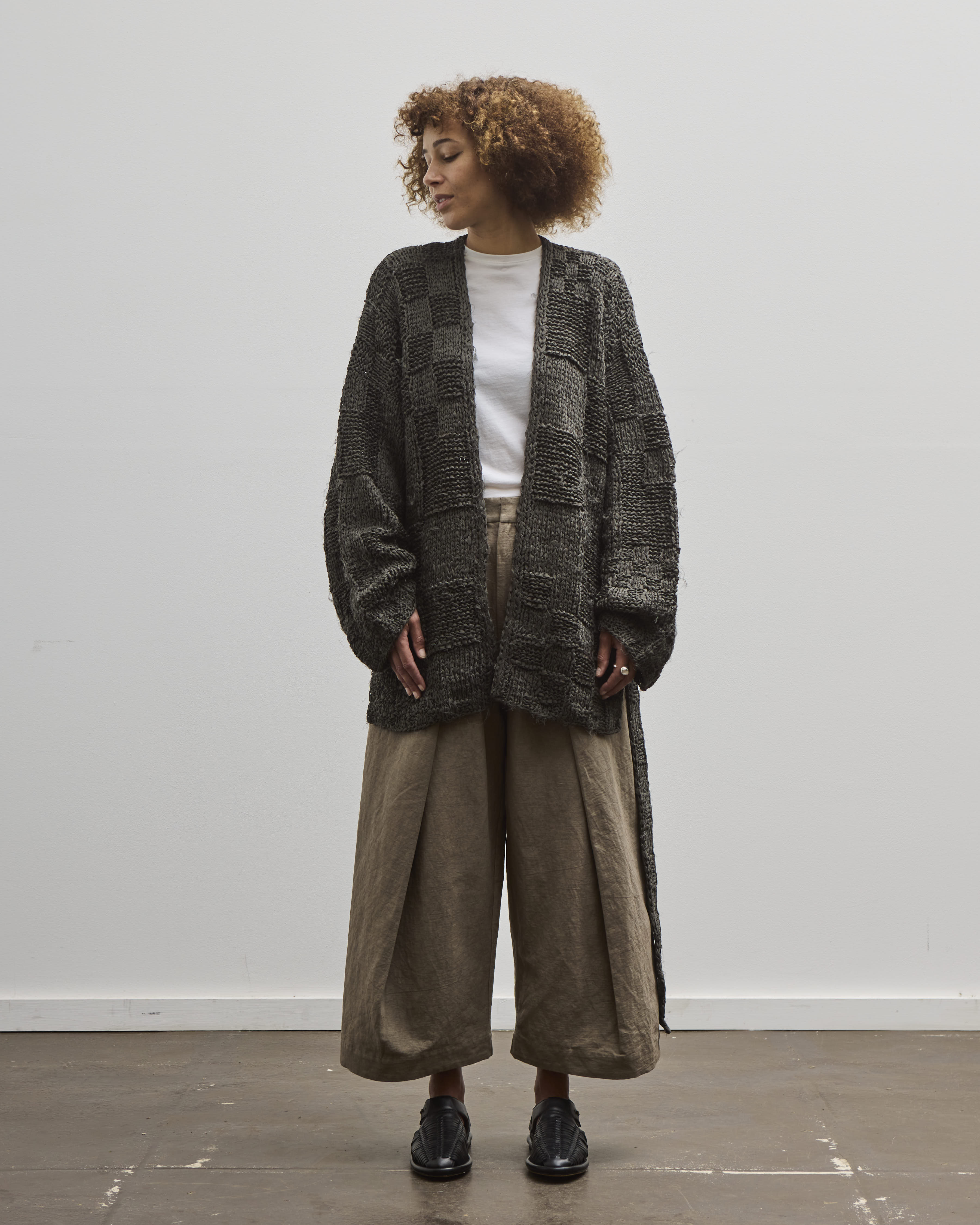 Lauren Manoogian Handknit Plait Cardigan, Sumi – Glasswing