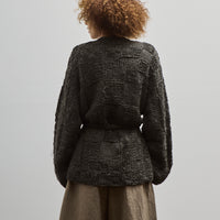 Lauren Manoogian Handknit Plait Cardigan, Sumi