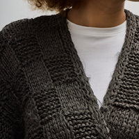 Lauren Manoogian Handknit Plait Cardigan, Sumi