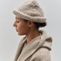 Lauren Manoogian Handknit Purl Roll Hat, Dust