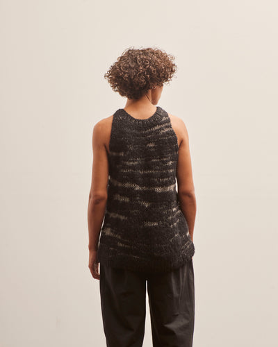 Lauren Manoogian Handknit Threadbare Shell, Black