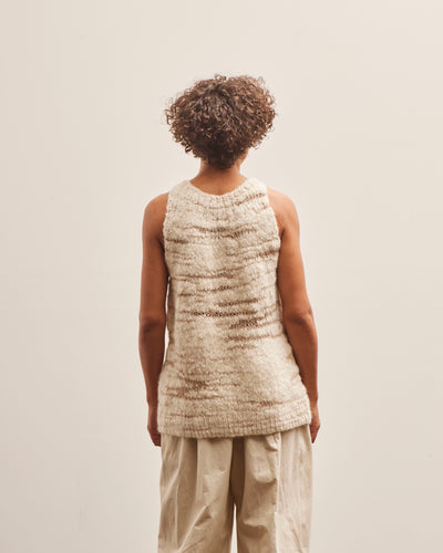 Lauren Manoogian Handknit Threadbare Shell, Ecru