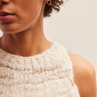 Lauren Manoogian Handknit Threadbare Shell, Ecru