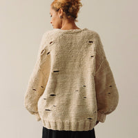 Lauren Manoogian Handknit Wabi Cardigan, Natural