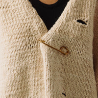 Lauren Manoogian Handknit Wabi Cardigan, Natural